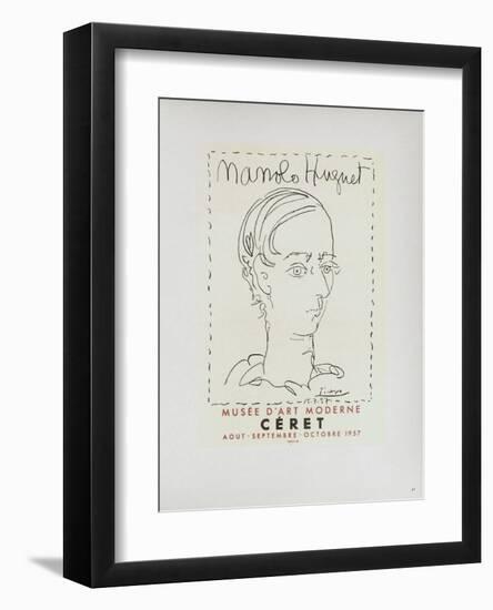 AF 1957 - Manolo Hugnet-Pablo Picasso-Framed Collectable Print