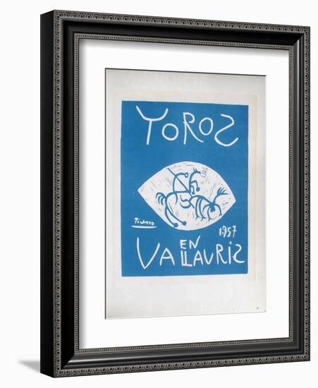 AF 1957 - Toros en Vallauris-Pablo Picasso-Framed Collectable Print