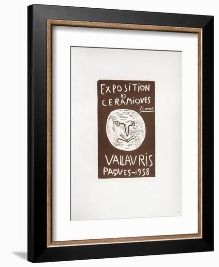 AF 1958 - Céramiques Pâques 1958-Pablo Picasso-Framed Collectable Print