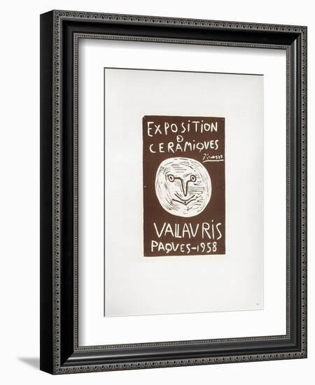 AF 1958 - Céramiques Pâques 1958-Pablo Picasso-Framed Collectable Print