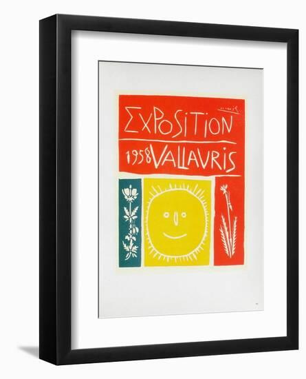 AF 1958 - Exposition Vallauris-Pablo Picasso-Framed Collectable Print