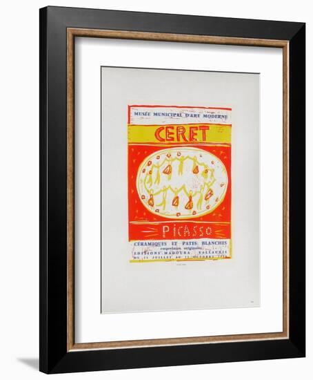 AF 1958 - Musée Municipal Céret-Pablo Picasso-Framed Collectable Print