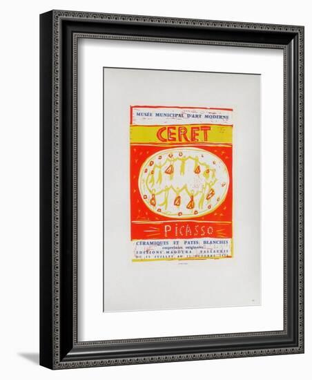 AF 1958 - Musée Municipal Céret-Pablo Picasso-Framed Collectable Print
