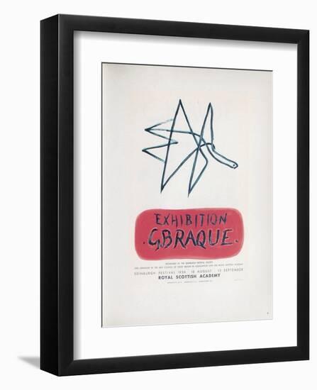 AF 1958 - Royal Scottisch Academy-Georges Braque-Framed Collectable Print