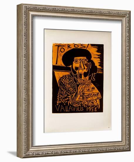 AF 1958 - Toros Vallauris-Pablo Picasso-Framed Collectable Print