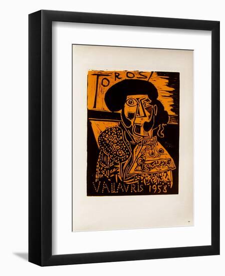 AF 1958 - Toros Vallauris-Pablo Picasso-Framed Collectable Print