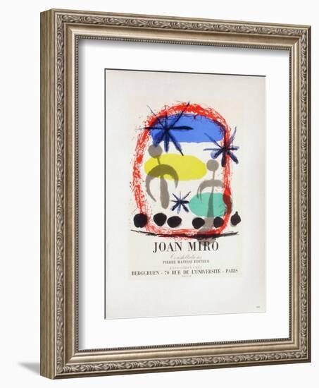 AF 1959 - Constellations Chez Berggruen-Joan Miro-Framed Collectable Print