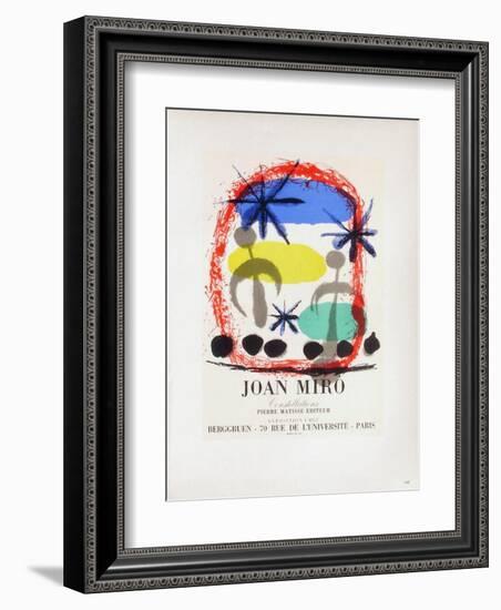 AF 1959 - Constellations Chez Berggruen-Joan Miro-Framed Collectable Print