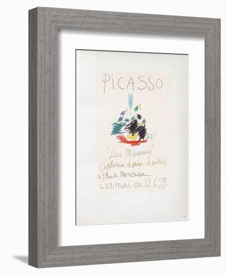 AF 1959 - Les Ménines-Pablo Picasso-Framed Collectable Print