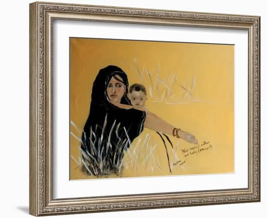 Afar Mother and Child from Ethiopia 2015-Susan Adams-Framed Giclee Print