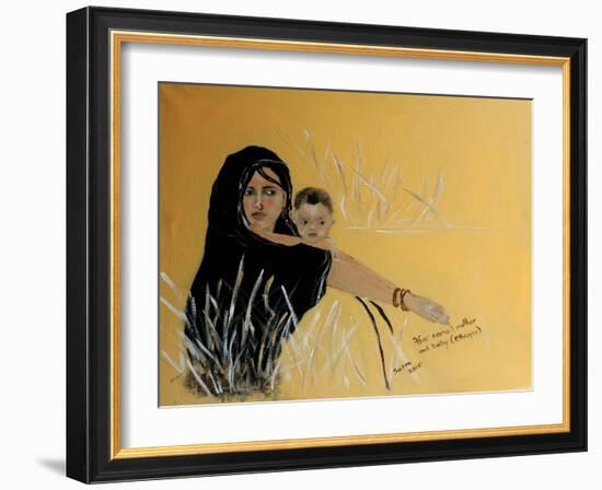 Afar Mother and Child from Ethiopia 2015-Susan Adams-Framed Giclee Print