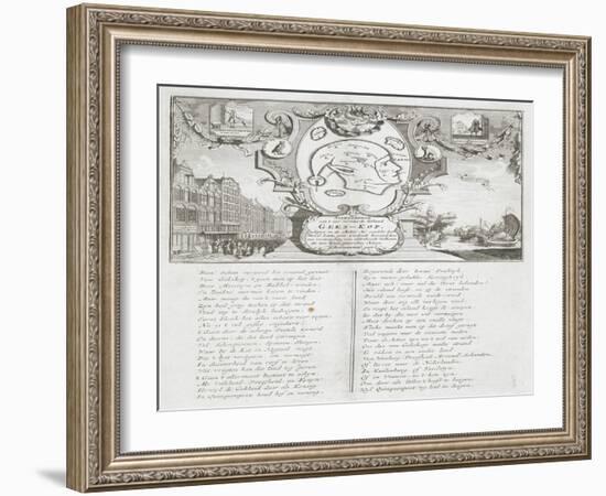 Afbeeldinge Van't Zeer Vermaarde Eiland Geks-Kop, Amsterdam, 1720-null-Framed Giclee Print