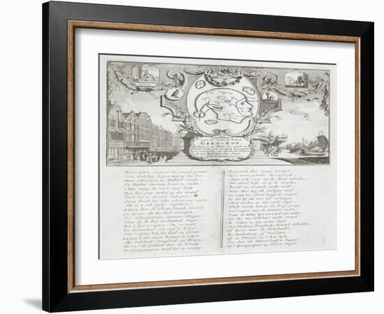 Afbeeldinge Van't Zeer Vermaarde Eiland Geks-Kop, Amsterdam, 1720-null-Framed Giclee Print