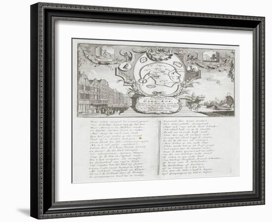 Afbeeldinge Van't Zeer Vermaarde Eiland Geks-Kop, Amsterdam, 1720-null-Framed Giclee Print