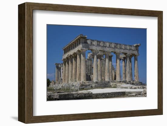 Afea Temple, Aegina, Saronic Islands, Greek Islands, Greece-Rolf Richardson-Framed Photographic Print