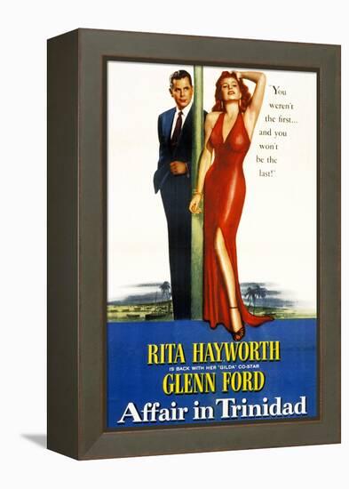 Affair in Trinidad, Glenn Ford, Rita Hayworth, 1952-null-Framed Stretched Canvas