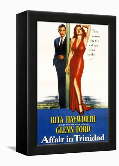 Affair in Trinidad, Glenn Ford, Rita Hayworth, 1952-null-Framed Stretched Canvas