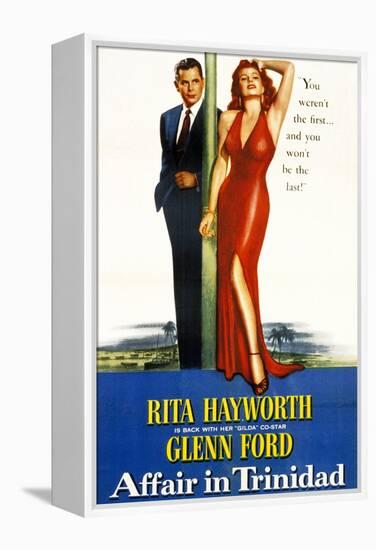 Affair in Trinidad, Glenn Ford, Rita Hayworth, 1952-null-Framed Stretched Canvas