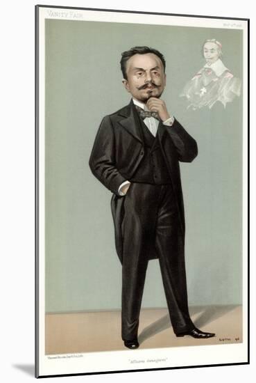 Affaires Etrangeres, Gabriel Hanotaux, French Statesman, 1896-Jean Baptiste Guth-Mounted Giclee Print