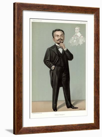 Affaires Etrangeres, Gabriel Hanotaux, French Statesman, 1896-Jean Baptiste Guth-Framed Giclee Print