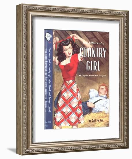 Affairs of a County Girl-null-Framed Art Print