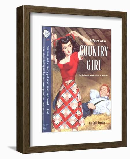 Affairs of a County Girl-null-Framed Art Print