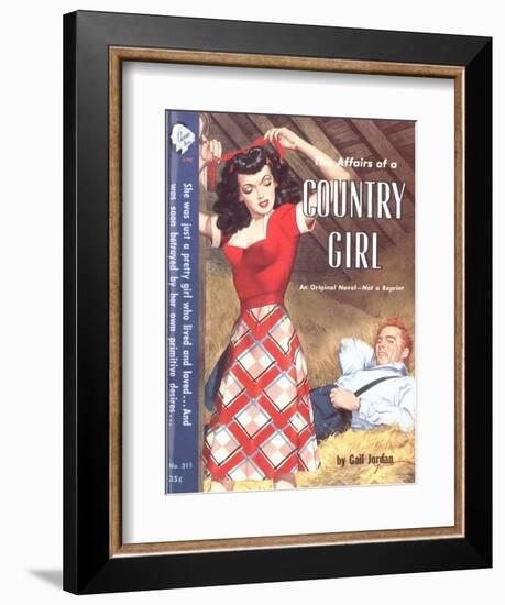 Affairs of a County Girl-null-Framed Art Print