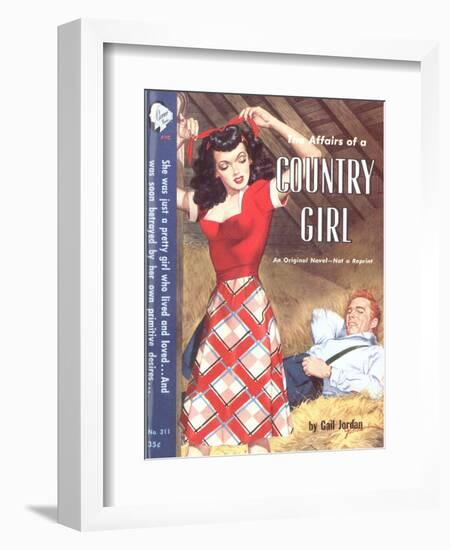 Affairs of a County Girl-null-Framed Art Print