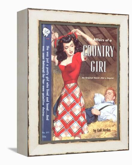 Affairs of a County Girl-null-Framed Stretched Canvas