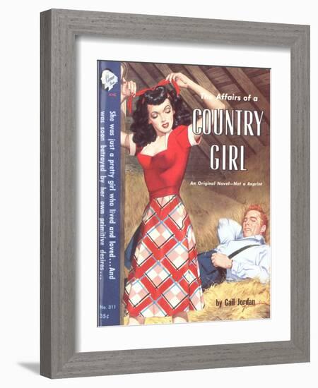 Affairs of a County Girl-null-Framed Art Print