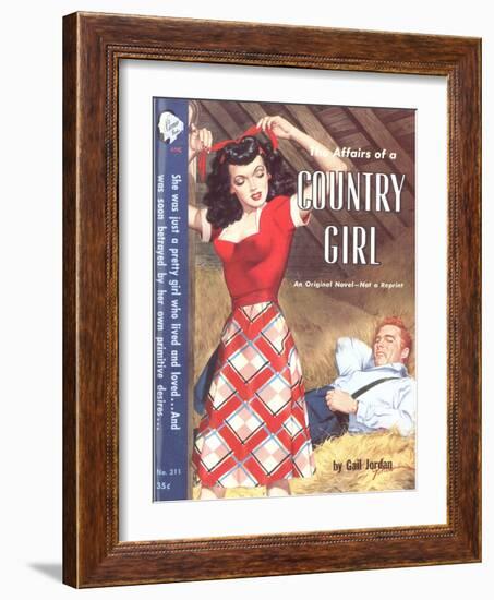 Affairs of a County Girl-null-Framed Art Print