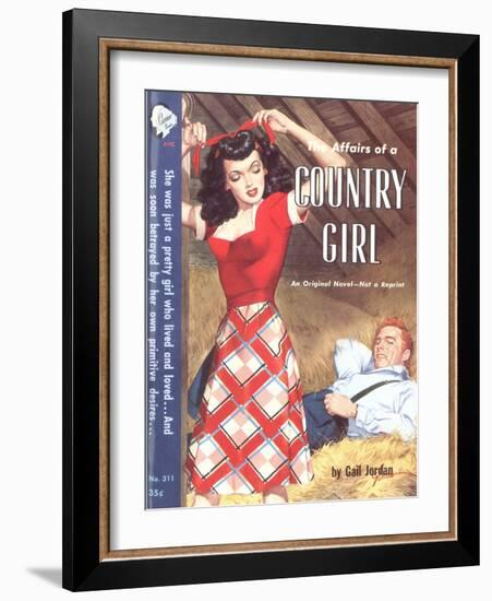 Affairs of a County Girl-null-Framed Art Print