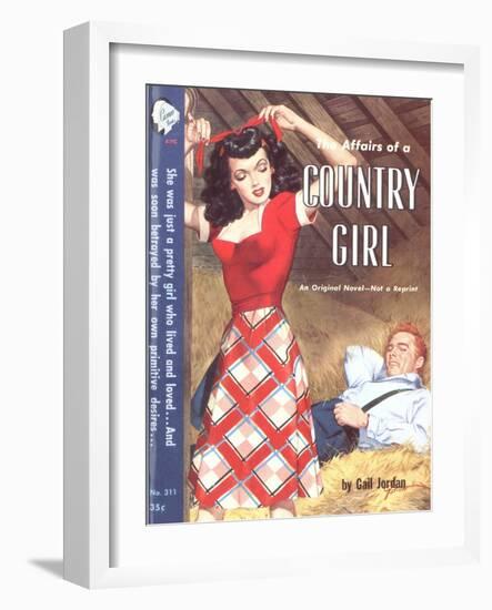 Affairs of a County Girl-null-Framed Art Print