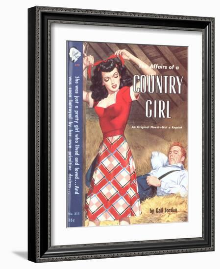 Affairs of a County Girl-null-Framed Art Print