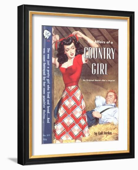 Affairs of a County Girl-null-Framed Art Print