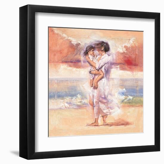 Affectionate Embrace-Talantbek Chekirov-Framed Art Print