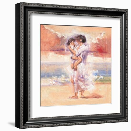 Affectionate Embrace-Talantbek Chekirov-Framed Art Print