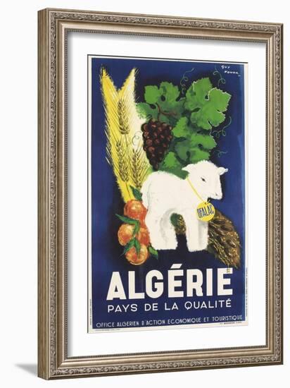 Affiche de Guy Nouen Algérie, pays de la qualité-null-Framed Giclee Print