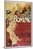 Affiche De La Bohème Par Adolfo Hohenstein Pour La Première De L'opera De Giacomo Puccini Au Teatro-Adolfo Hohenstein-Mounted Giclee Print