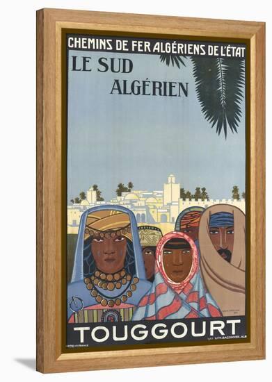 Affiche de Louis Fernez Le Sud algérien-null-Framed Premier Image Canvas