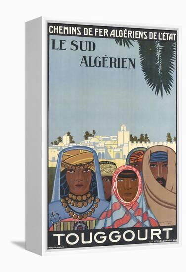 Affiche de Louis Fernez Le Sud algérien-null-Framed Premier Image Canvas