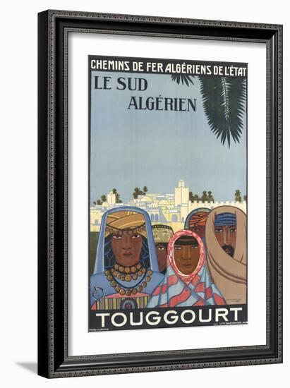 Affiche de Louis Fernez Le Sud algérien-null-Framed Giclee Print