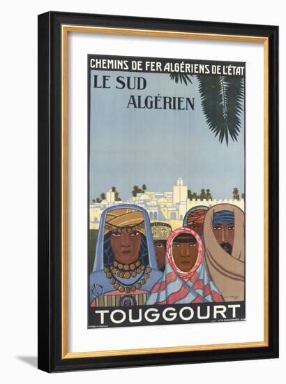 Affiche de Louis Fernez Le Sud algérien-null-Framed Giclee Print