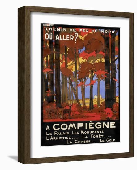 Affiche du Chemin de fer du Nord-null-Framed Giclee Print