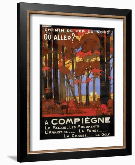 Affiche du Chemin de fer du Nord-null-Framed Giclee Print