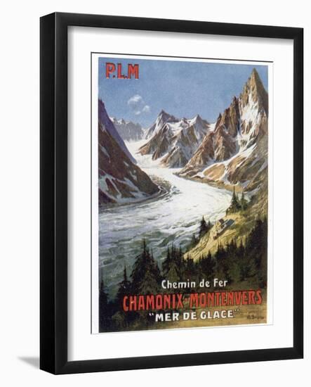 Affiche du PLM Chamonix Haute-Savoie-null-Framed Giclee Print