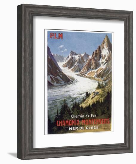 Affiche du PLM Chamonix Haute-Savoie-null-Framed Giclee Print