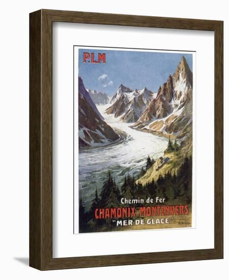 Affiche du PLM Chamonix Haute-Savoie-null-Framed Giclee Print