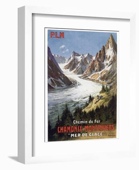 Affiche du PLM Chamonix Haute-Savoie-null-Framed Giclee Print