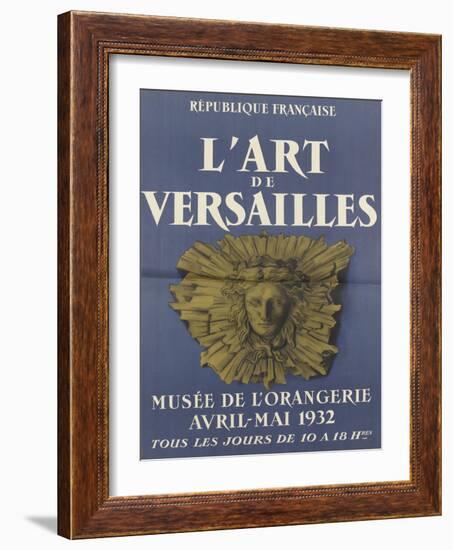 Affiche : L'art de Versailles-null-Framed Giclee Print